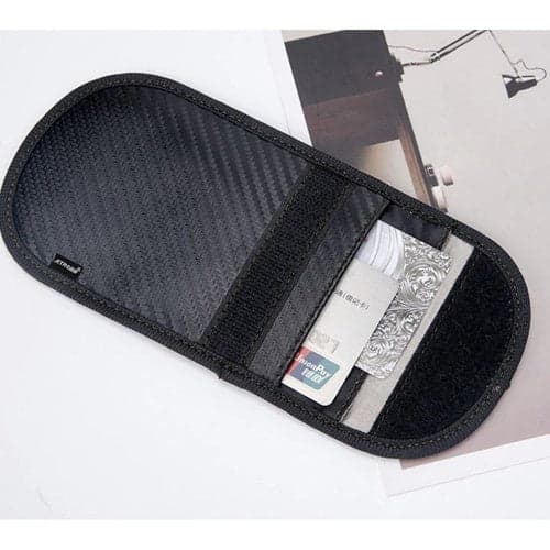 RFID/Faraday nøgleetui bilnøgle 2-pak sort (vertikal+horisontal)