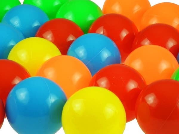 Plastbolde 7 cm 50-pak farveblanding til boldbad/pool