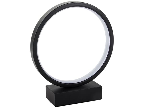 Bordlampe LED dæmpbar touch USB sort 23,5 cm