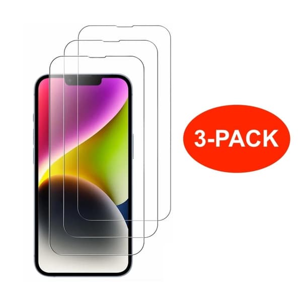 3-pakkaus iPhone-panssarilasi - Näytönsuoja