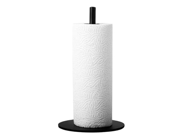 Talouspaperin pidike musta metalli 32 cm