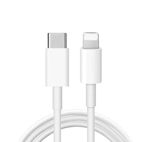 iPhone Oplader Hurtigoplader - Adapter + Kabel 25W lightning - USB-C 2m