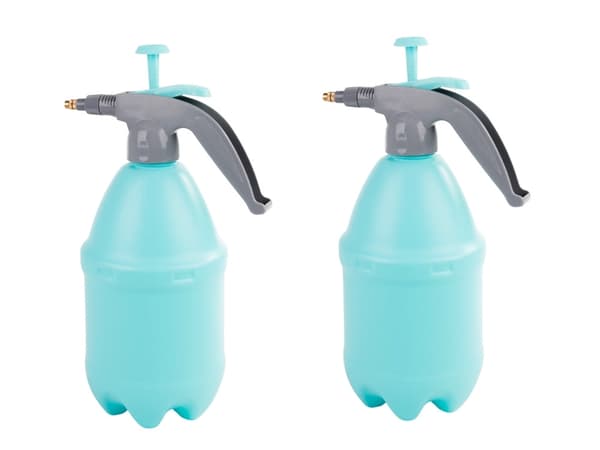 Tryckspruta för växter 3 liter ABS turkos justerbart munstycke