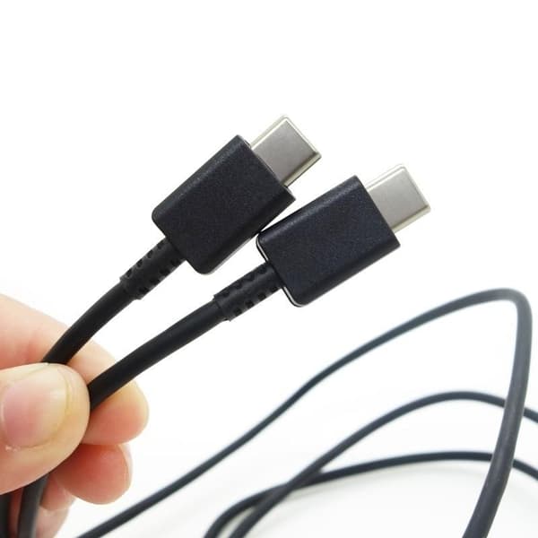 2 stk. 25W Samsung Hurtigoplader Adapter & Kabel USB-C 2m
