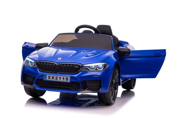 Batteridriven elbil BMW M5 Drift blå för barn