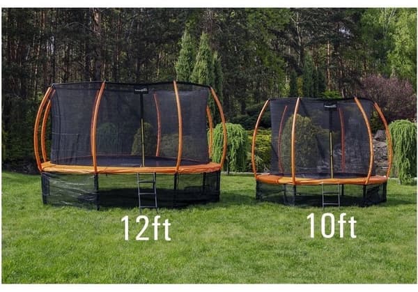 Rund trampolin 8 ft til haven, til børn og voksne