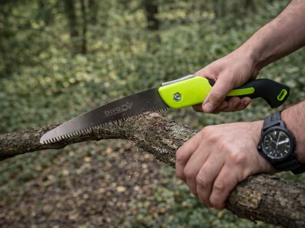 Fällbar handsåg 18 cm blad, stål/plast, utfälld längd 40 cm