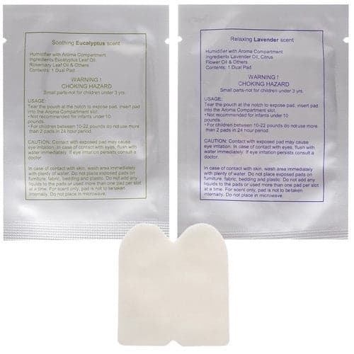 Indsatser til luftfugter aromaterapi 2-pak lavendel & eukalyptus 3,5/4 cm
