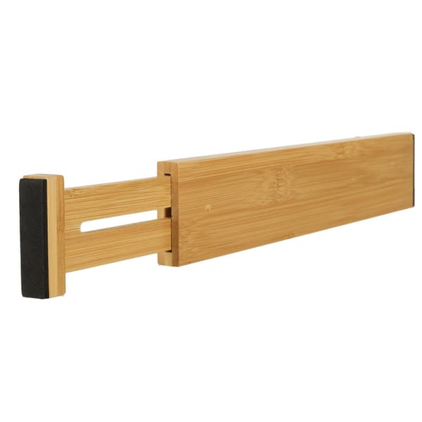 Justerbar lådseparator i bambu 34–43,5 cm 1-pack