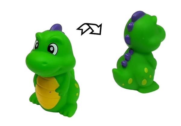Badlegetøj dinosaur til badekar og pool, 18+ månader