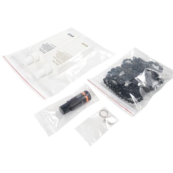 200-Pack Ziplock Blixtlåspåsar - Transparenta,
