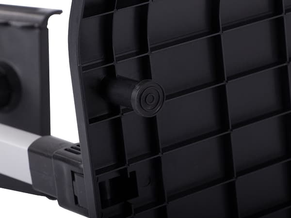 Mobil- og tabletstativ 2-i-1 til 2 enheder, justerbart, sort