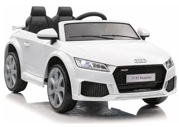 Batteridriven elbil för barn Audi TTRS vit
