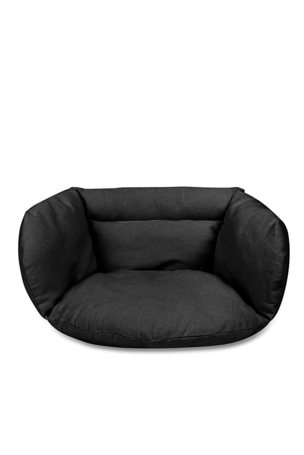 Pude til storkerede-sving 4-delt sort 56x63x36 cm bomuld/polyester