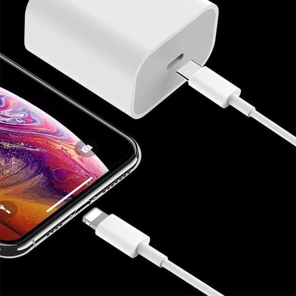 iPhone Laddare Snabbladdare - Adapter + Kabel 25W lightning - USB-C 2m
