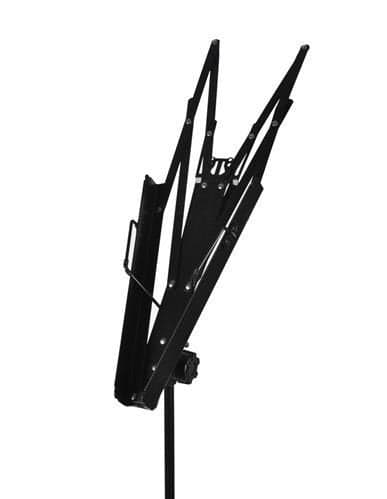 Node-stativ sammenklappeligt tripod justerbar højde 65-123 cm sort med etui
