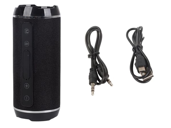 Bluetooth-kaiutin boombox 2x5 W FM/USB/AUX microSD musta
