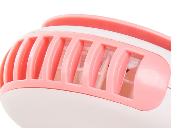 Halsventilator med aromaterapi 3 hastigheder 2000 mAh USB blandede farver