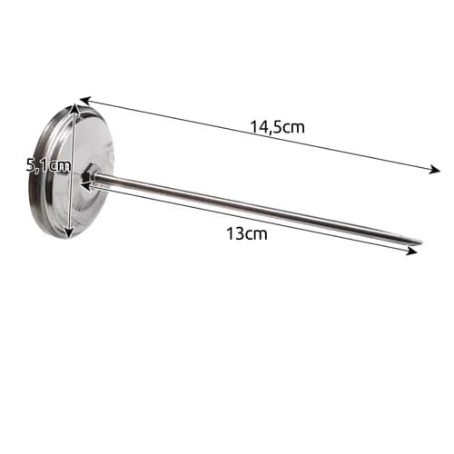 Trådlös stektermometer analog med 13 cm probe 0–120°C