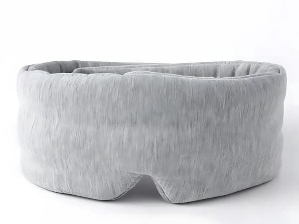 Sovemaske i polyester 70 x 10 cm sort/grå lysblokerende (tilfældig farve)