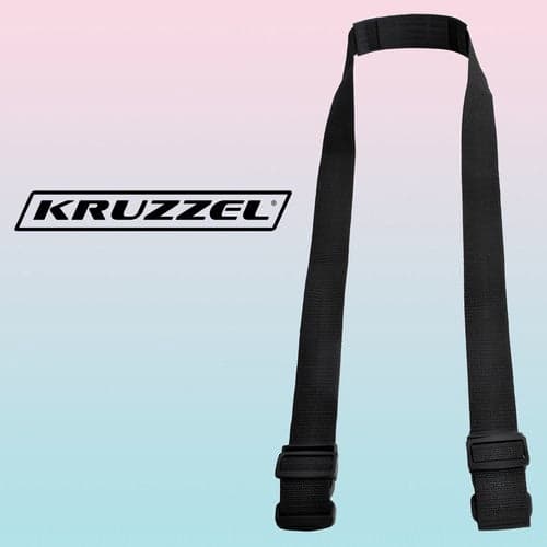 Bærebælte til balancecykel/løbehjul, justerbart 135 cm, sort