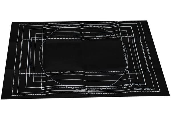 Puslemåtte til 500-2000 brikker 118x79 cm med rør, pumpe og tilbehør