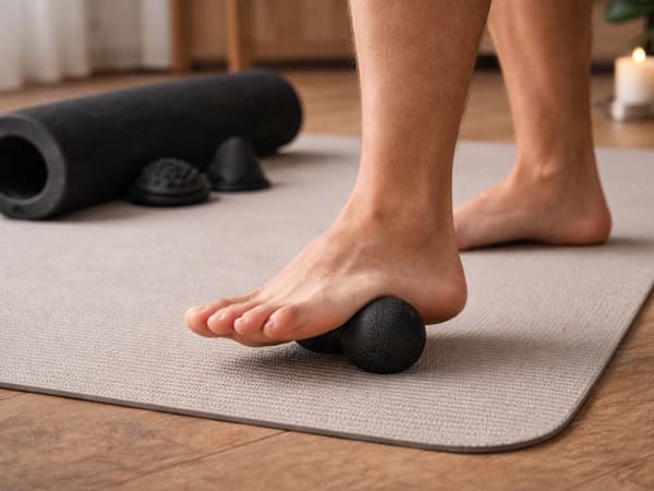 Massage roller sæt 5‑i‑1 EPP‑skum til hele kroppen sort