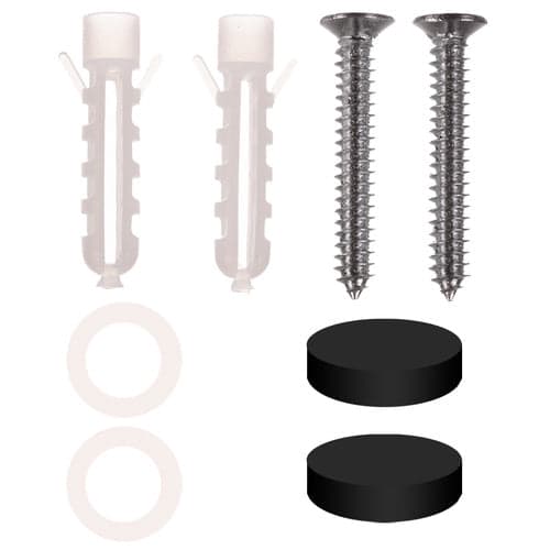 Badeværelseshylde rustfrit stål sort 50 cm vægmonteret 10 kg