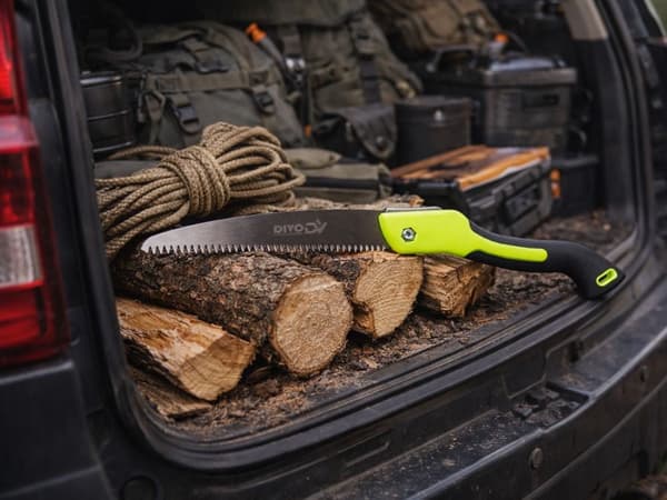 Fällbar handsåg 18 cm blad, stål/plast, utfälld längd 40 cm