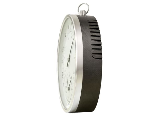 Analog termometer/hygrometer för vägg -30 till +50°C grå-svart