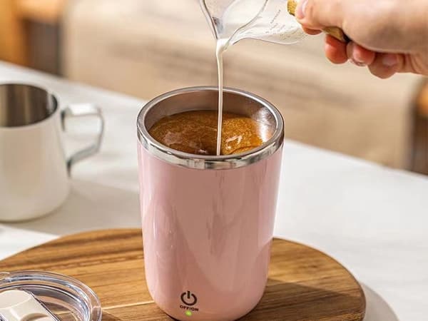 Selvrørende termokop 350 ml rustfrit stål IPX6 USB-C