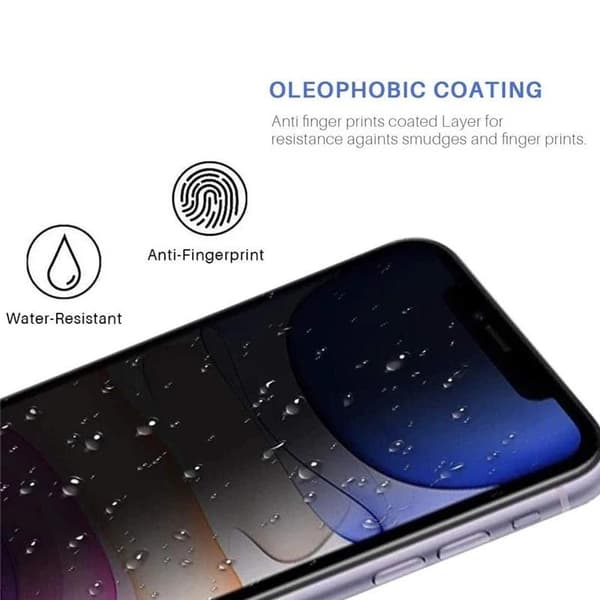 2-pakkaus iPhone 13 Privacy Screen Protector - Yksityisyys ja