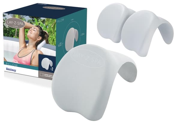 Huvudkuddar till uppblåsbart SPA 2-pack, passar Bestway (ej Helsinki/Vancouver)