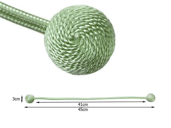 Gardinklämmor med magnet grön 45 cm 2-pack