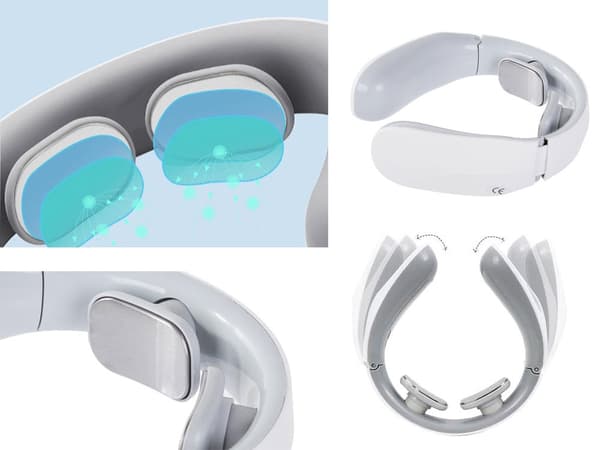 Nackmassager med elektriska impulser 12 program batteridriven inkl AAA