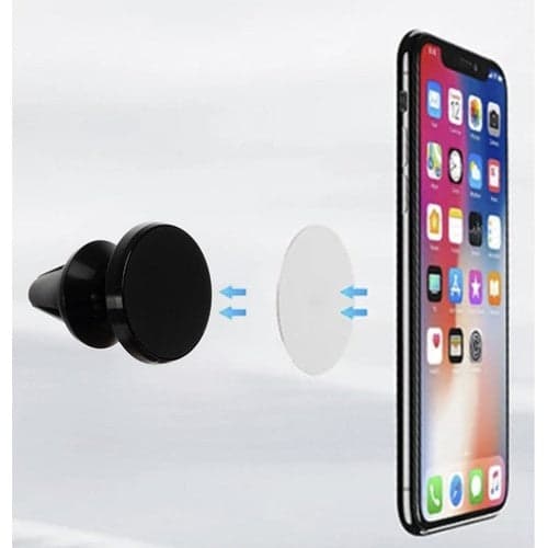 Magnetisk mobilholder til bilens luftventil 360° rotation sort
