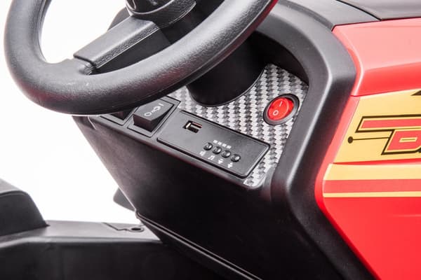 Batteridrevet traktor BLT-206 rød