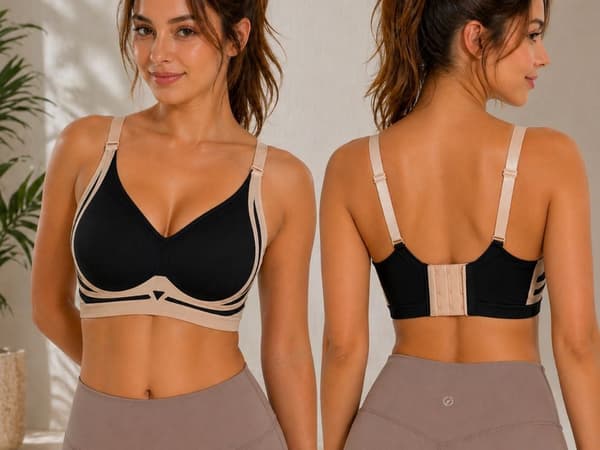 Push-up-urheiluliivit pehmusteilla musta koko M