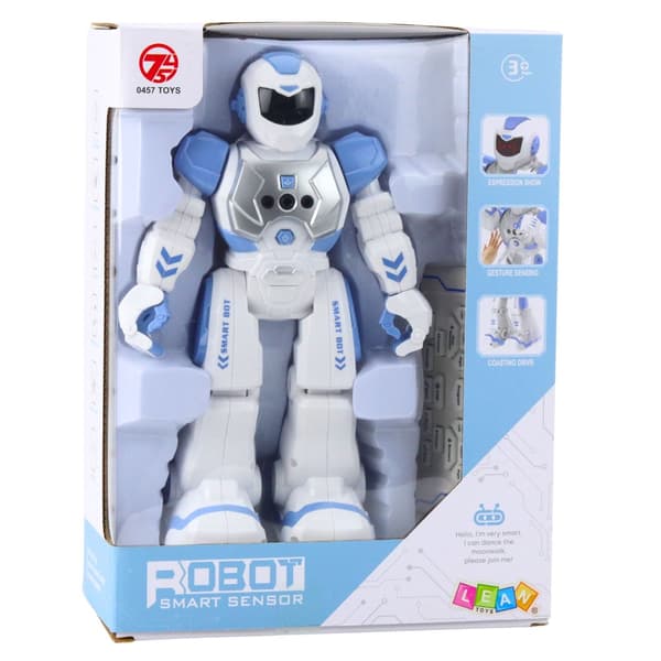 Interaktiv utbildningsrobot med fjärrkontroll, tal/dans, programmering