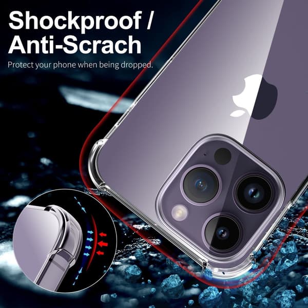iPhone 13 Pro Silikon Shockproof Skal