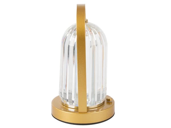 Bordlampe LED med glasdiffusor touch USB-opladning 21 cm