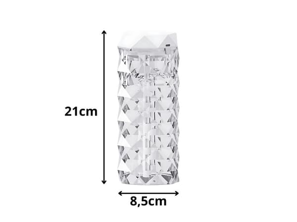 Luftfugter aromadiffuser 1000 ml RGB hvid USB-C
