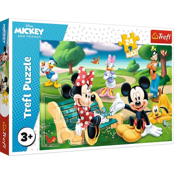 Pussel Mickey Mouse 24 maxi-bitar 600x400 mm