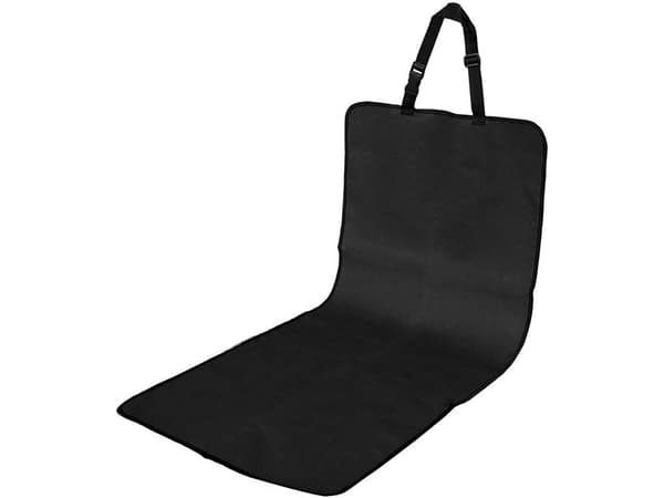 Bilsædebeskytter til hund 105 x 50 cm polyester sort til en siddeplads