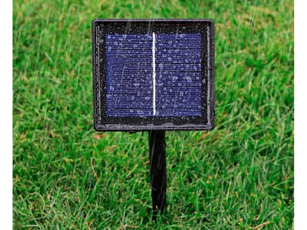 Solcellsdriven ljusslinga 20 LED multicolor 4,5 m, 8 lägen