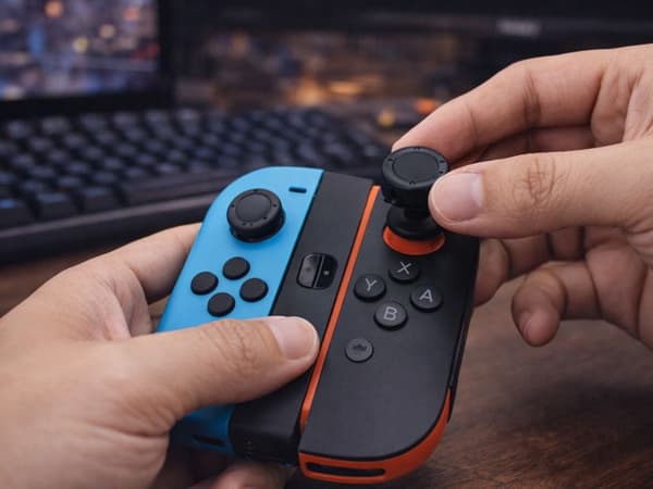 Tumgrepp till Nintendo Switch 2 Joy-Con silikon svart 6-pack