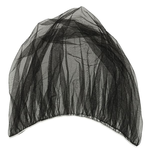 Myggenet til barnevogn universelt 140 cm elastik sort polyester