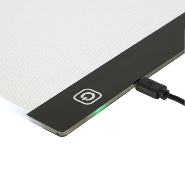 A4 lysbord LED-tegneplade 3 lysindstillinger USB, 33,5x23,5 cm