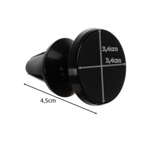 Magnetisk mobilholder til bilens luftventil 360° rotation sort
