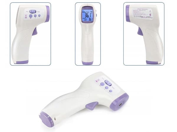 Beröringsfri infraröd febertermometer 1 s LCD minne